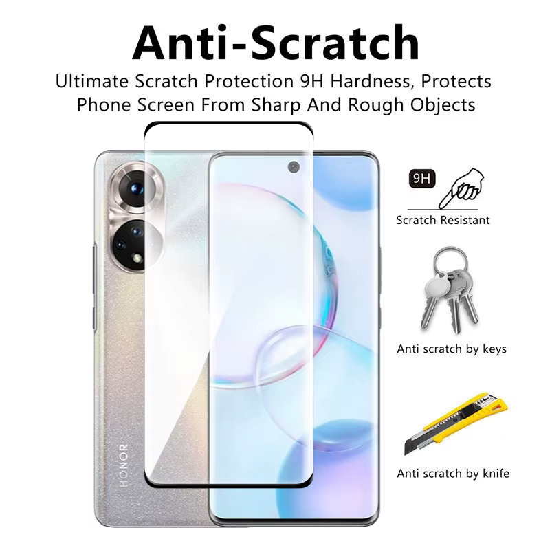 Para Honor 50 Glass Honor 50 60 70 80 90 Pro Magic5 Pro vidrio templado 3D cubierta completa Protector de pantalla curvo Honor 50 película de lente - imagen 2