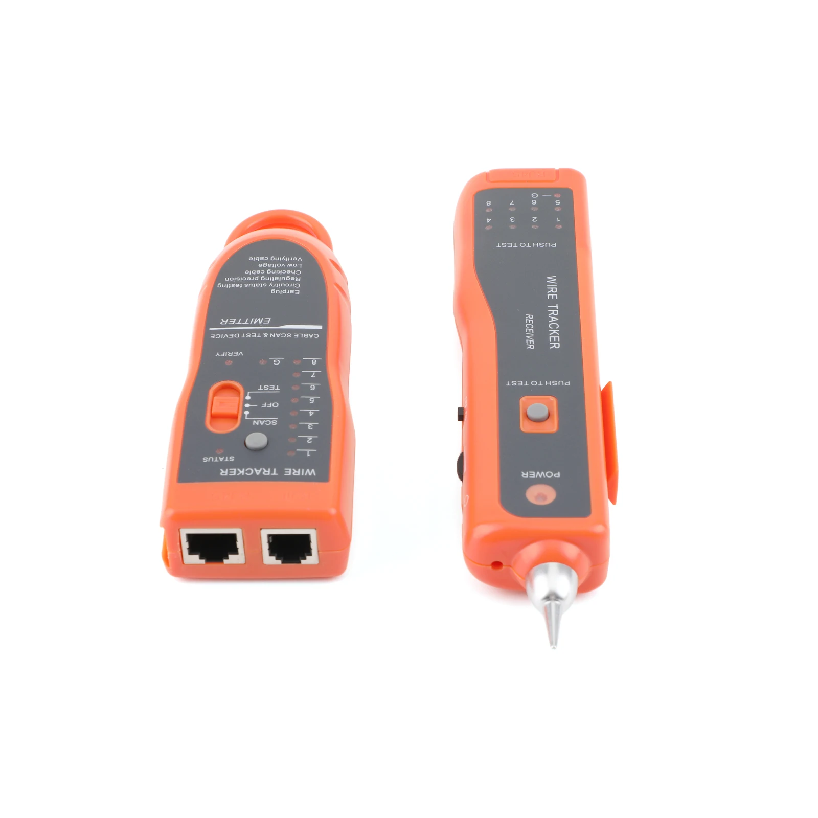 Probador de Cable de red LAN, buscador de línea, trazador de línea telefónica, Kit de herramientas de distancia de tono de diagnóstico para Cat5 Cat6 STP UTP RJ45 RJ11 - imagen 4
