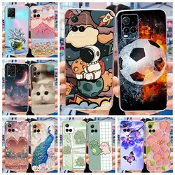 Funda Vivo Y33s 4G Silicona – Diseño Pintado Suave Antigolpes