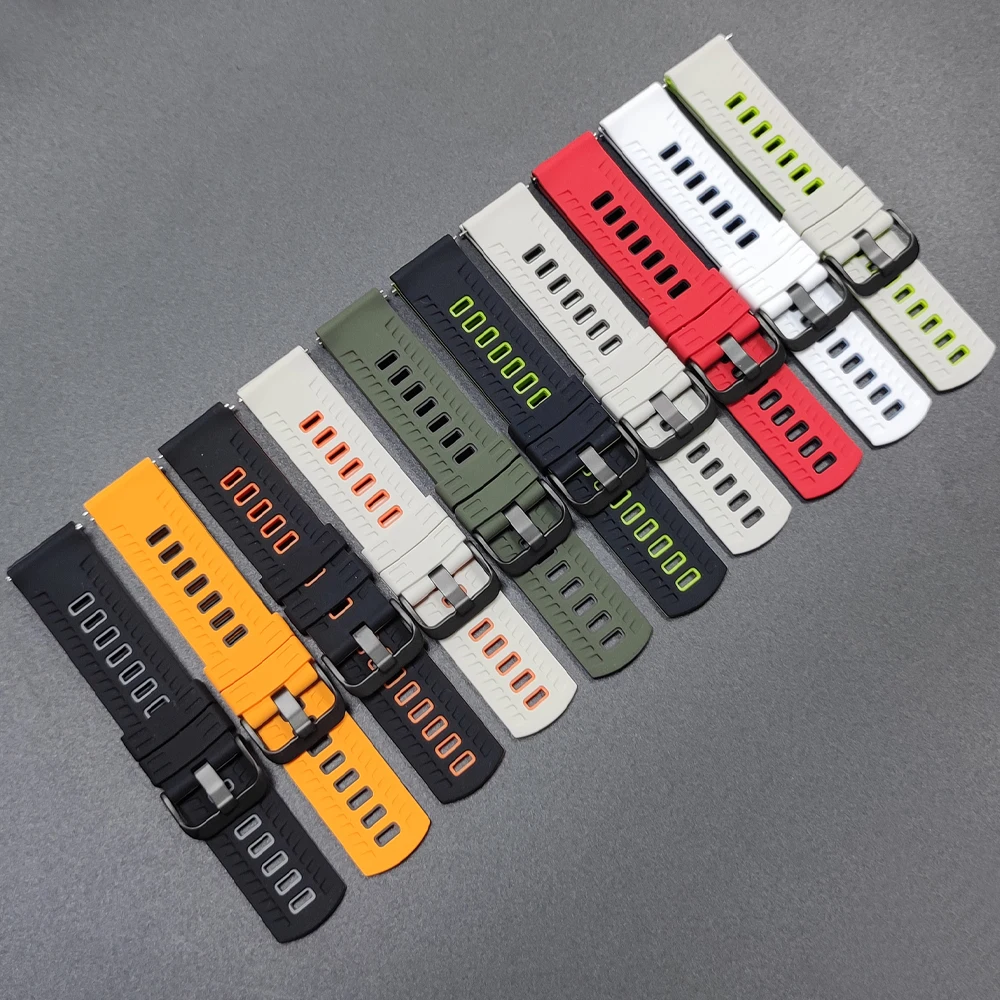 Correa de silicona para reloj COROS PACE 3/APEX 4 42mm/APEX 2 Pro 46mm Huawei watch GT 6 6Pro 46mm correa de reloj de liberación rápida 22mm - imagen 4