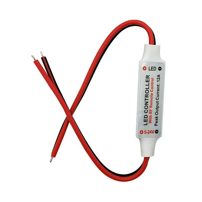 Atenuador Led de un solo Color, 11 teclas, CC, 2 pines, 5,5x2,1mm, 5V, 12V, 24V, tira de atenuación, conector de control remoto - imagen 5