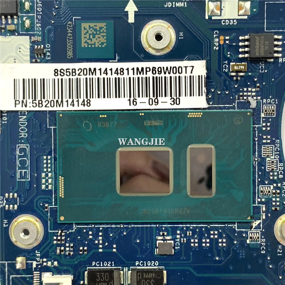 Placa base para ordenador portátil 100% funcional 5B20M14148 para Lenovo Yoga 710-14IKB BIUY2_Y3 LA-D471P UMA i7-7500U - imagen 3