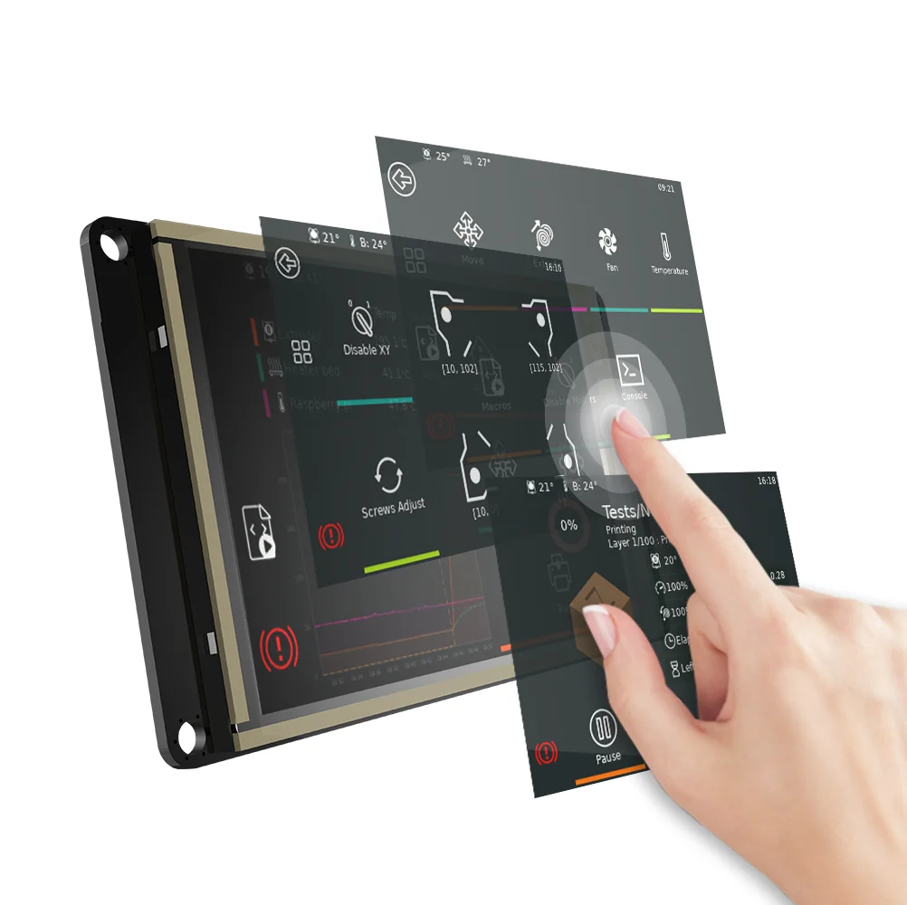 BIGTREETECH-pantalla táctil TFT35 SPI V2.1, módulo IO2CAN V1.0, 3,5 pulgadas, 480x320, TFT, para placa base de impresora 3D CB1 M8P - imagen 2