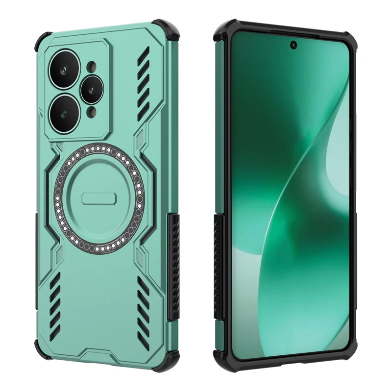 Funda de teléfono con disipación de calor para Realme 15 5G Global, pieza de atracción magnética para Realme 15 Pro 5G Global чехол, funda trasera - imagen 2