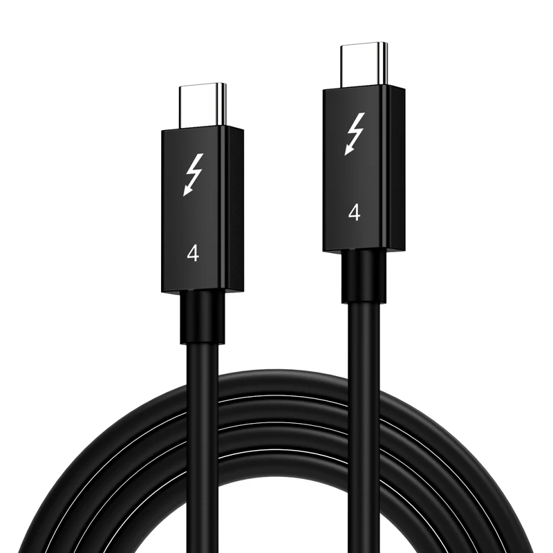 TYPE-C-Cable de datos Thunderbolt 4, transmisión de 40Gbps, 8K @ 60Hz, Ultra HD, PD, cargador de carga rápida de 100W, alta potencia - imagen 2