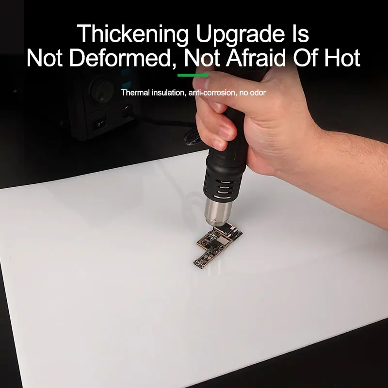 RELIFE RL-170A RL-170B RL-170C almohadilla de mantenimiento de silicona estera de reparación de aislamiento térmico de alta temperatura para teléfono móvil - imagen 3