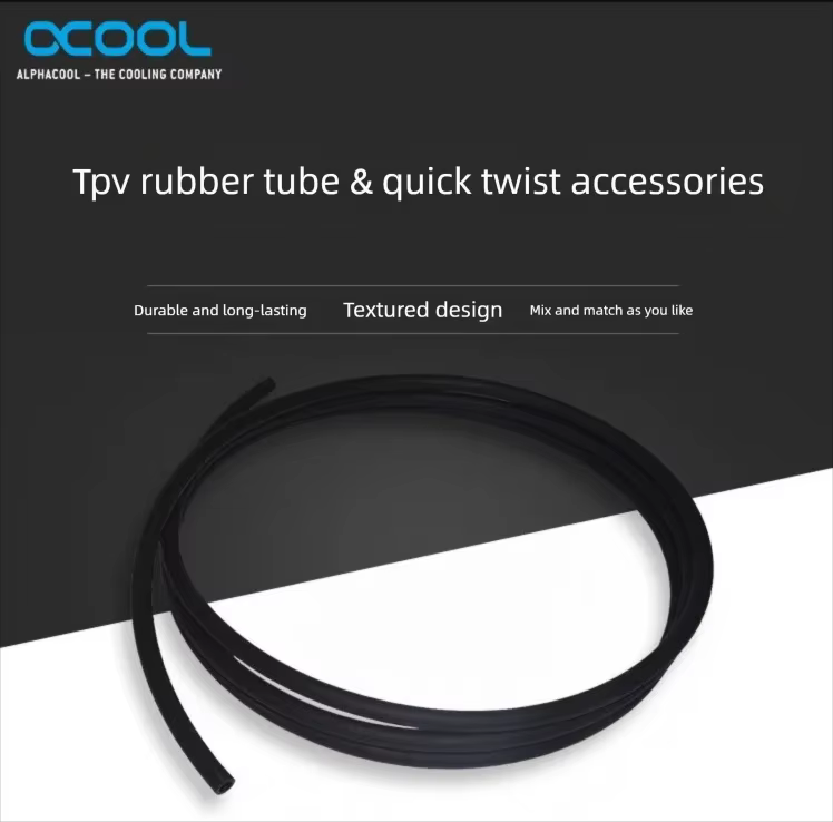 Alphacool AlphaTube TPV Tubo Refrigeración Líquida PC Negro - imagen 5