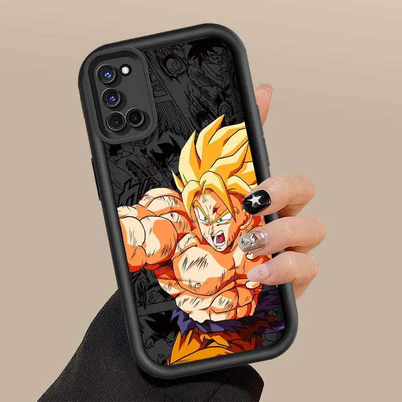 D-Dragon Ball Saiyans Anime para OPPO A96 A95 A92 A77 A74 A73 A72 A58 A57 A55 A54 A53 A52 funda de teléfono con escalera ocular - imagen 3