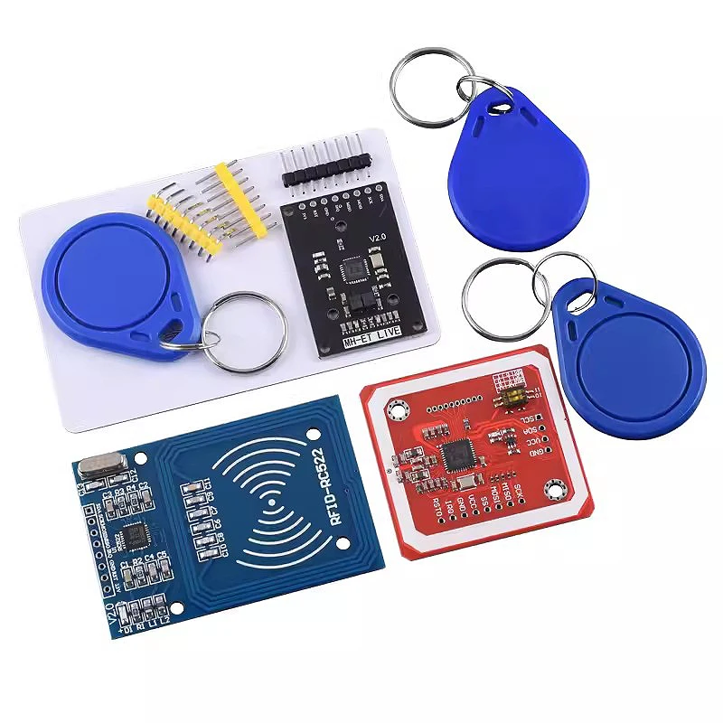 Módulo RFID NFC RC522 MFRC-522 PN532 RDM6300 Kits S50 13,56 Mhz 125Khz 6cm con etiquetas SPI escritura y lectura para arduino uno 2560 - imagen 2
