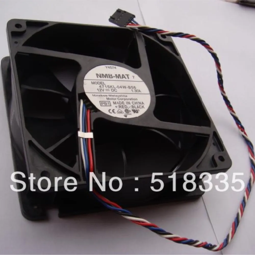 Ventilador 12038 para NMB 4715KL-04W-B56 Ventilador de refrigeración de 120 mm 12 V, 1,3 A, 3600 RPM, 120 x 120 x 38 mm para estación de trabajo y refrigeración industrial - imagen 4