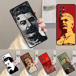 Funda de teléfono comandante ruso Stalin para Samsung Galaxy S24 S25 Ultra S21 S22 Ultra S10E Note 10 Plus Note 20 FE S23