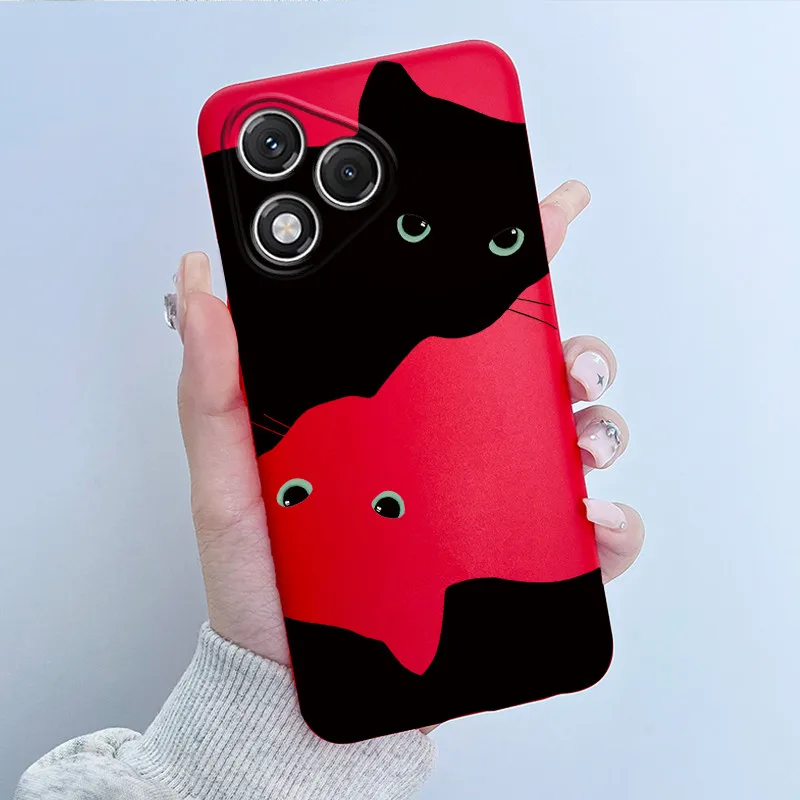 Para Honor 400 Lite funda colorida flor lindo Labubu divertido dibujos animados silicona suave contraportada para Honor 400Lite ABR-NX1 funda de teléfono - imagen 4