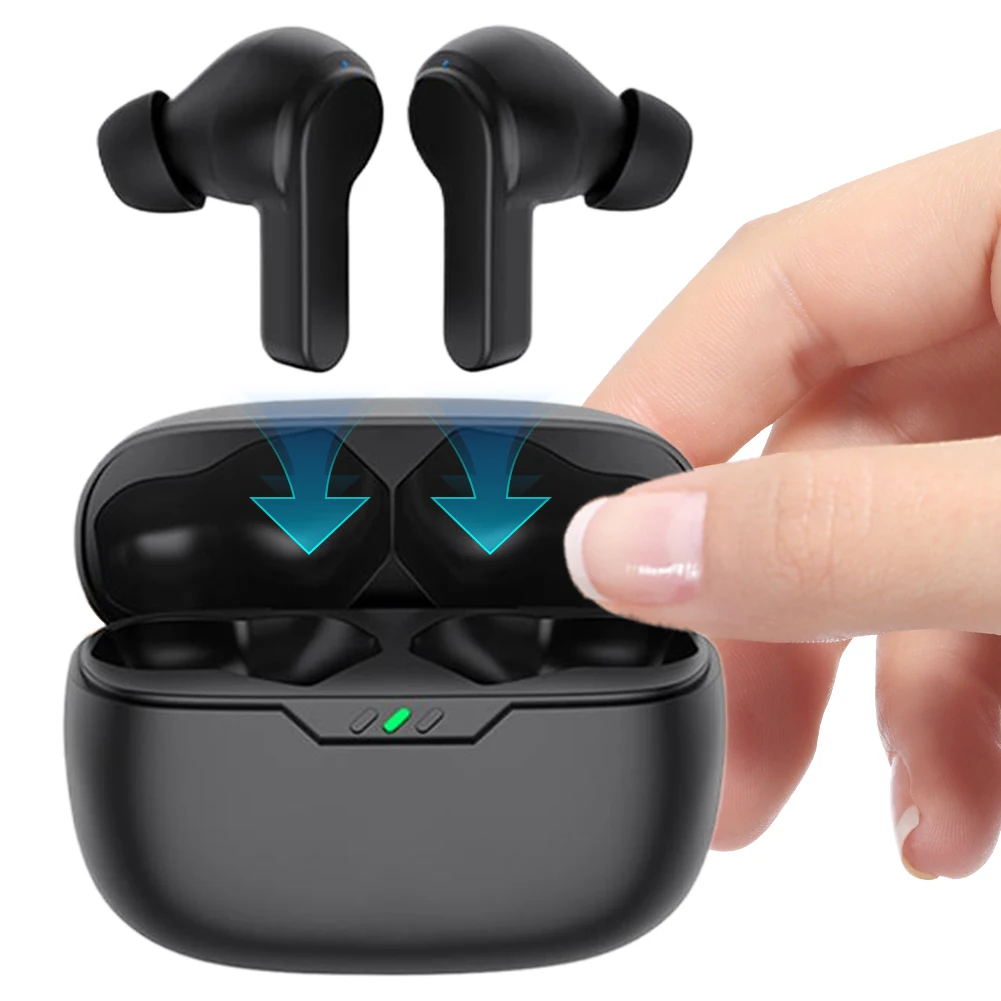 Para JBL Vibe Beam inalámbrico BT estuche de carga para auriculares USB-C auriculares recargables estuche de carga de repuesto accesorios para auriculares