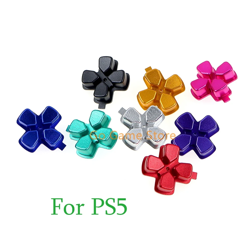 30 Uds reemplazo para PlayStation 5 ABXY botones tipo bala para controlador PS5 dirección de aluminio y Metal teclas cruzadas D-pad - imagen 2