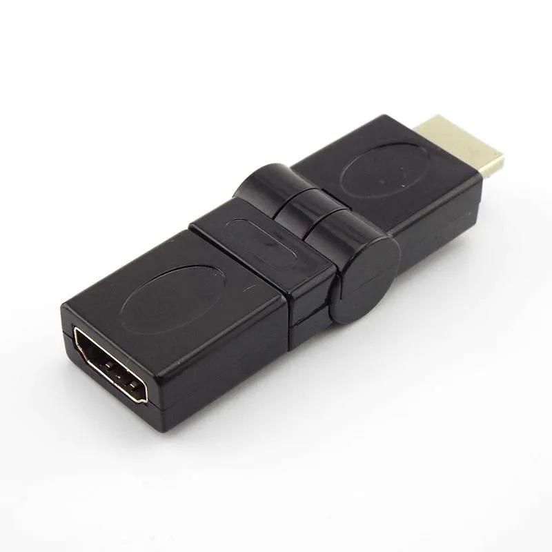 Conector HDMI macho a hembra, adaptador de enchufe compatible con HDMI ajustable con rotación de 360 grados, convertidores de Cable de extensión para PC 4K, 1/2/5 Uds. - imagen 4
