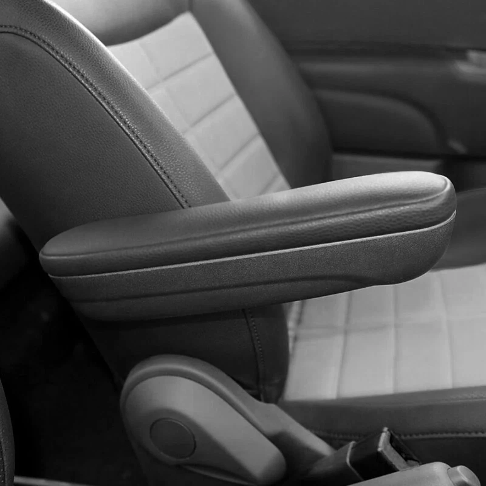 1 pieza 6BV31KRLAA negro delantero izquierdo asiento interior reposabrazos piezas de repuesto aptas para Fiat 500 2016-2019 accesorios Interioor de coche - imagen 4