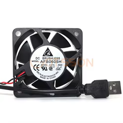 Ventilador de refrigeración USB de 6CM AFB0605H DC5V 0.47A 60MM 60*60*25MM enfriador USB