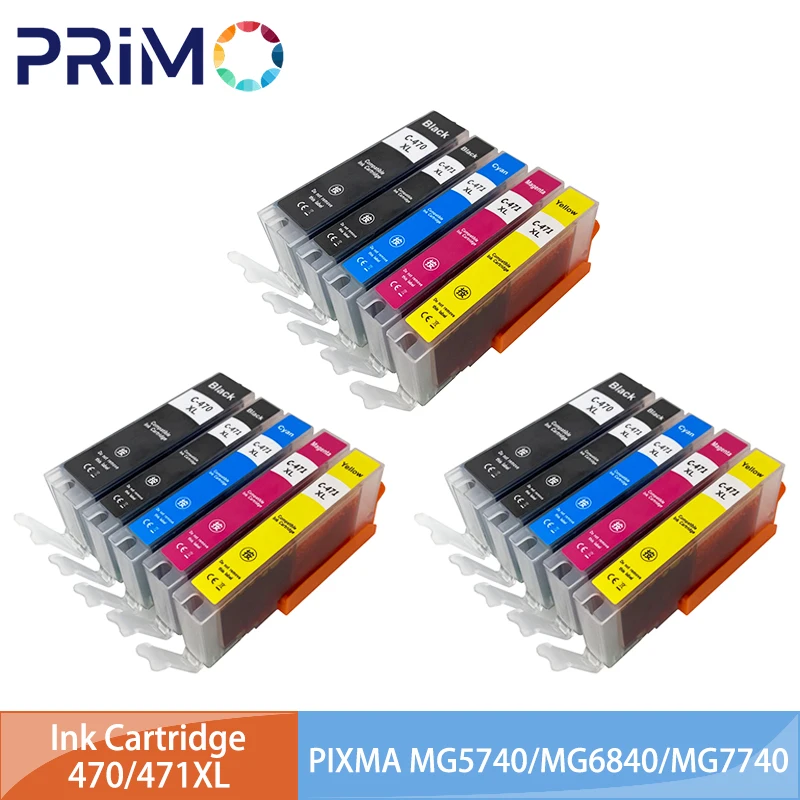 Cartucho de tinta PGI470 CLI471 PGI-470, para Canon 470XL, 471XL, Pixma MG5740, MG6840, MG7740, TS5040, TS6040, TS8040, TS9040