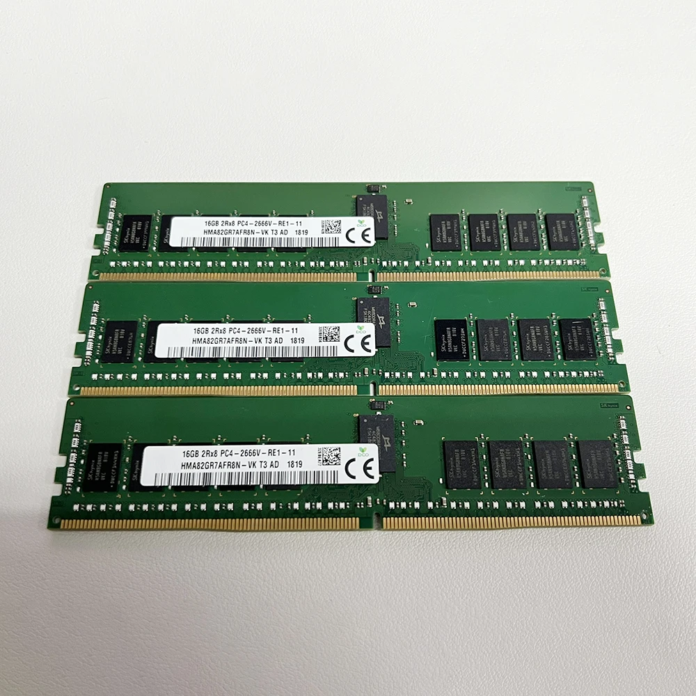 1 Uds RAM 16G 16GB 2RX8 2666 DDR4 PC4-2666V HMA82GR7AFR8N-VK memoria - imagen 5