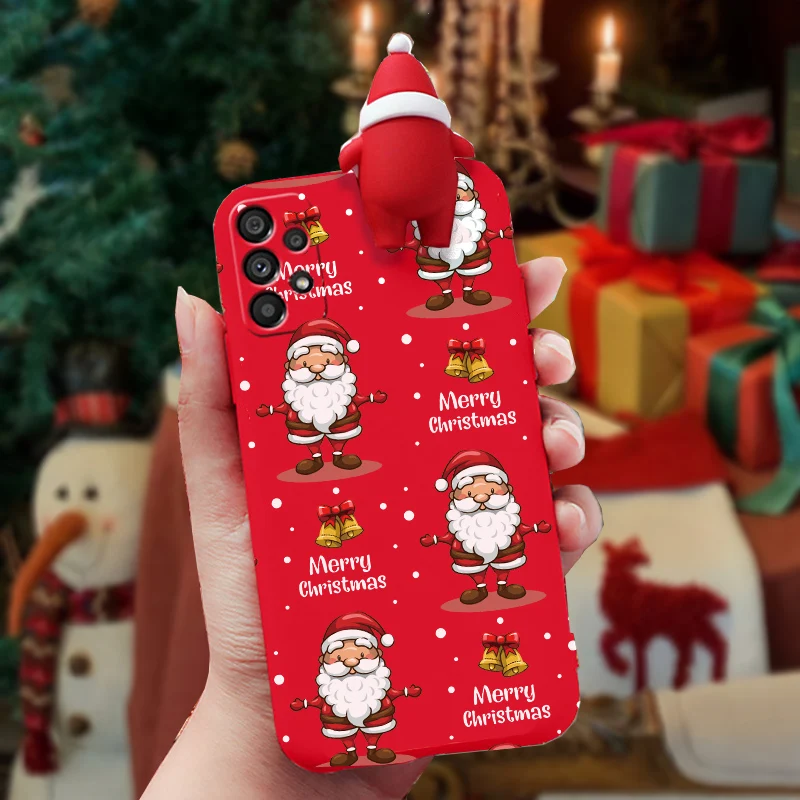 Funda navideña de Papá Noel para Samsung Galaxy A34 A32 A54 A02S A03S A05S A15 A25 A35 A55 A53 A12 A22 A23 A14 A13 A24 A05 A52 A51 - imagen 5