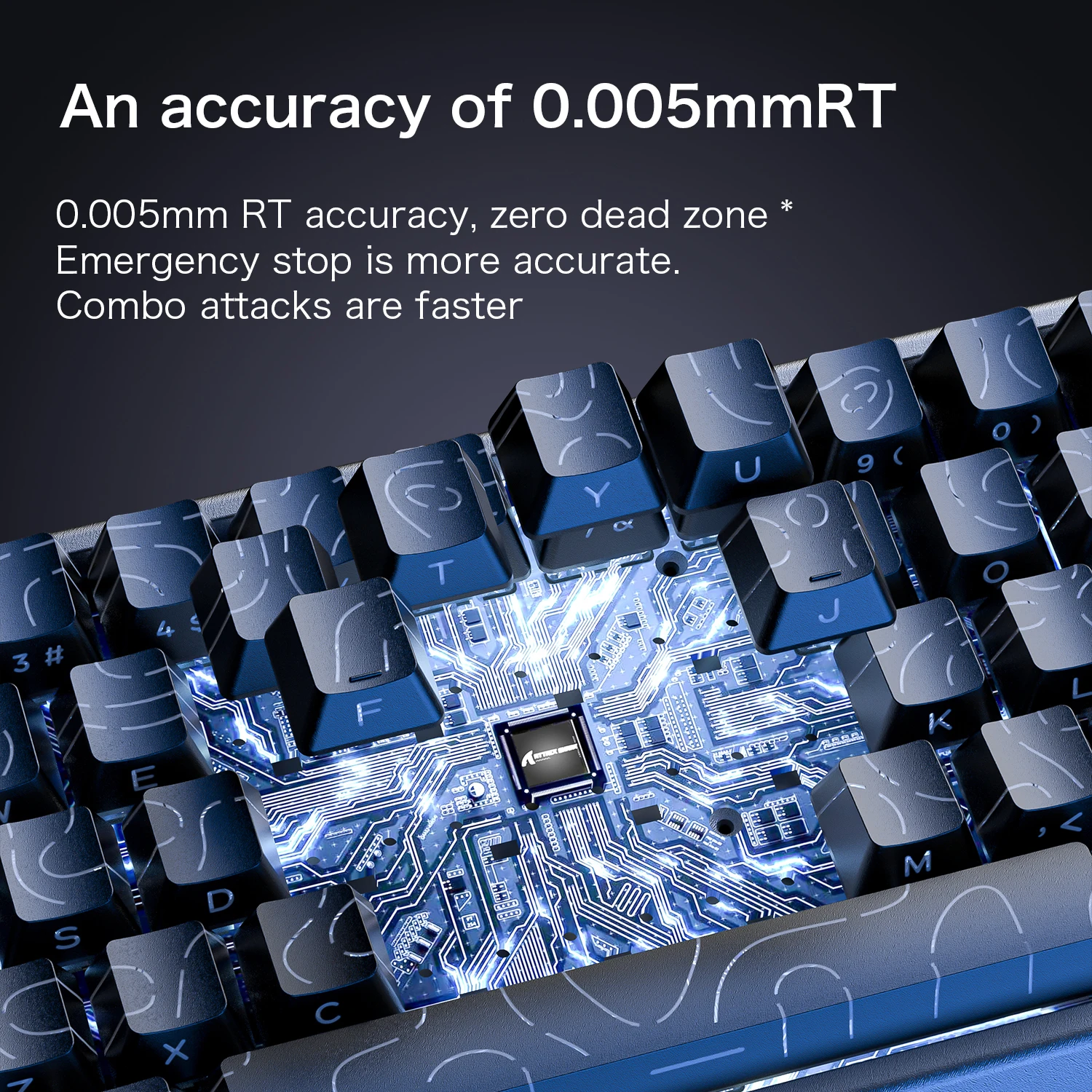 Teclado magnético de aluminio CNC X68MAX ATTACK SHARK, tasa de orolling de 8000Hz, precisión de 0,005mm, muestreo de 256K, teclas PBT, controlador Web - imagen 5