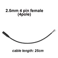 2.5mm 4pin female