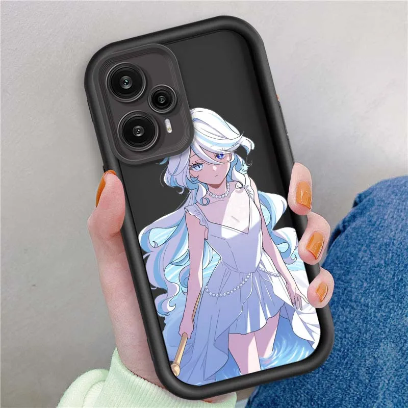 Furina Chica de Anime para Xiaomi Poco X3 X4 X5 X6 X7 C65 C75 M4 M5 M5S F6 F4 F5 Pro GT NFC ojo escalera funda de teléfono - imagen 2