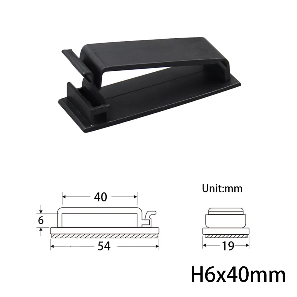 Black  H 6x40mm