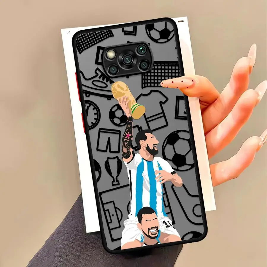 Cool fútbol deportes hombre TPU funda de teléfono para Xiaomi Poco X3 Pro X3 NFC M5s X5 Pro C40 F3 X4 Pro 5G C51 C50 - imagen 3