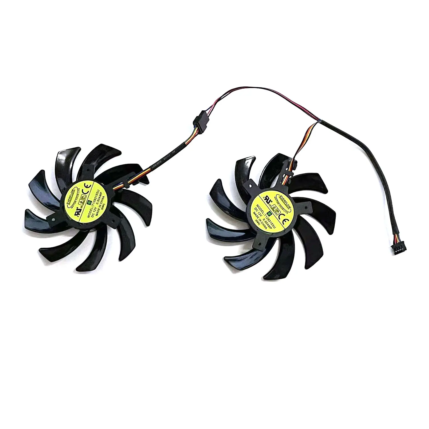 Ventilador GPU para POWERCOLOR RX 5700 XT 6500XT 6600 6600XT 5700XT 6700 6700XT Fighter, 85MM, 4 pines, T129215SU, T129215BU, RX5700, nuevo - imagen 4