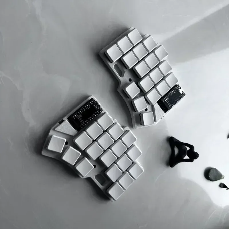 white Split Keyboard