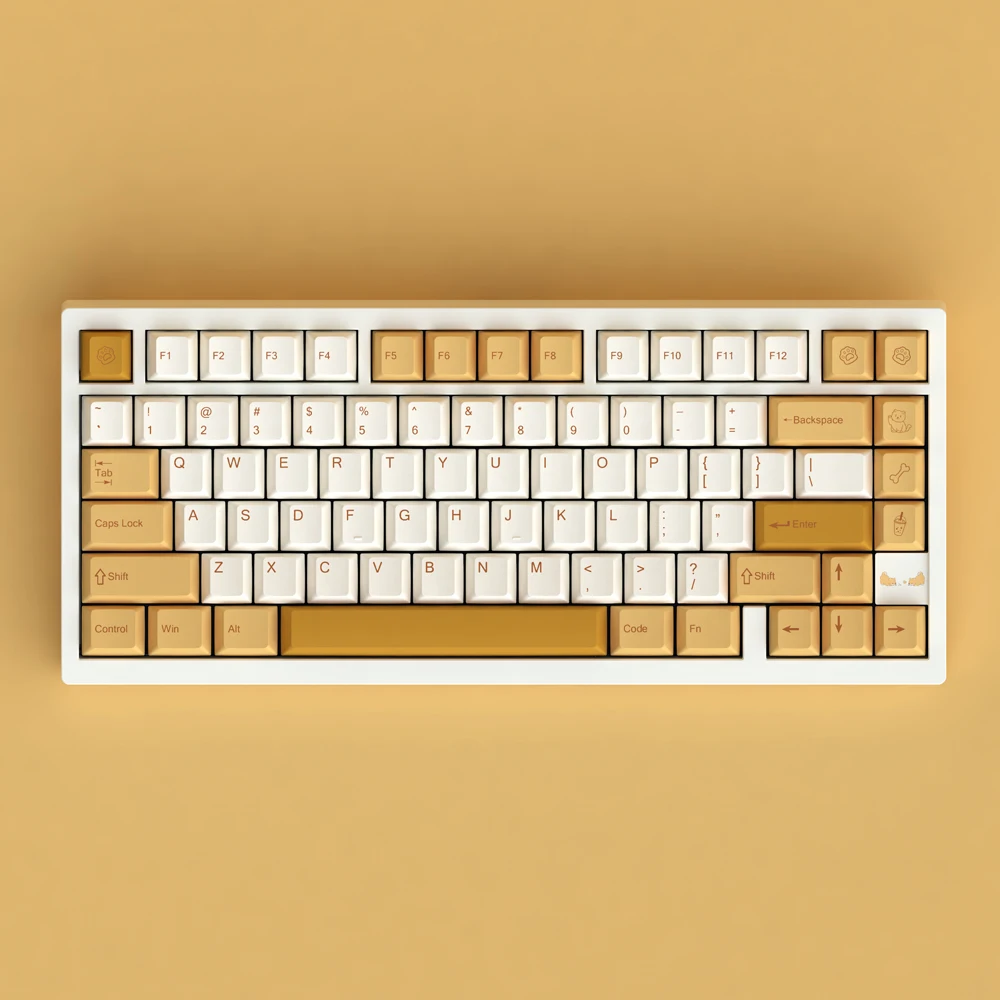 167 키 Shiba Inu Keycaps 세트 체리 프로필 키 캡 PBT 염료 승화 키 캡 체리 MX 스위치 기계식 키보드