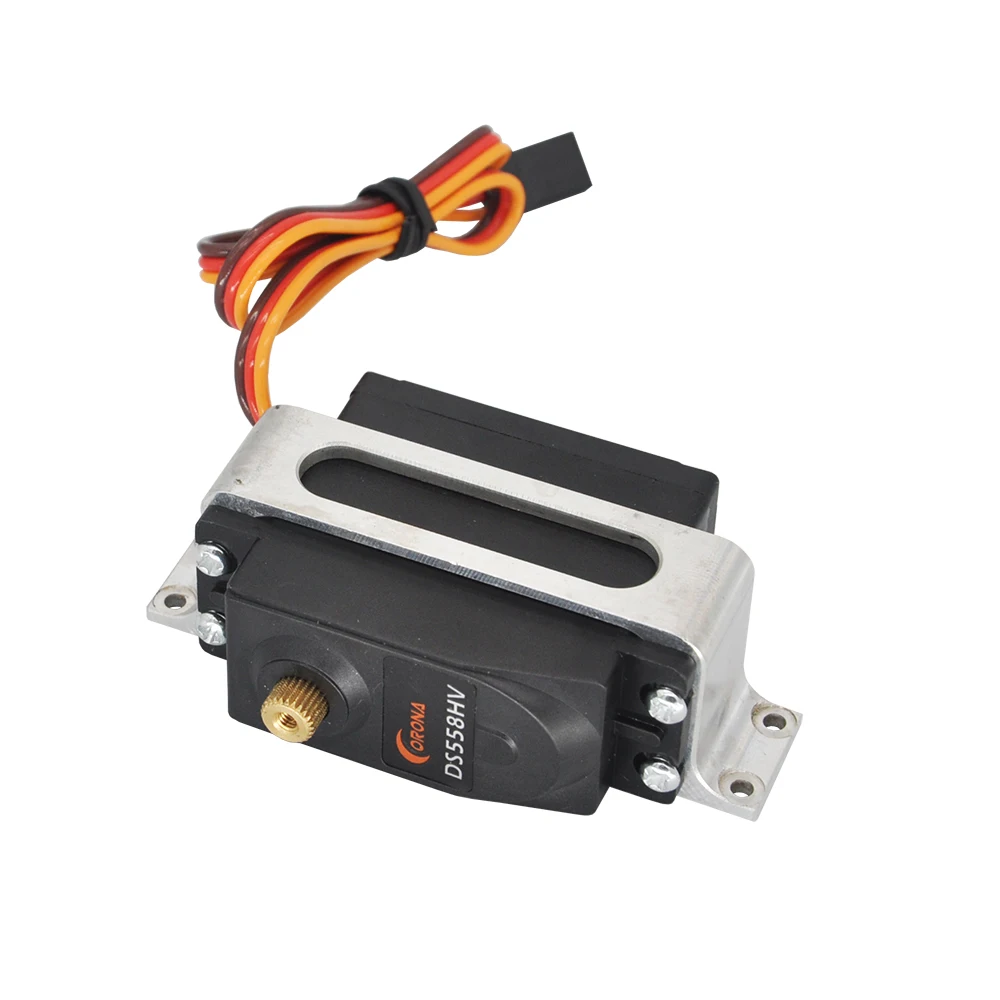 Soporte de montaje de Metal Servo medio estándar RC para avión Dron FPV barco de pesca mejorado MG995 MG996 Servo piezas de fijación - imagen 2