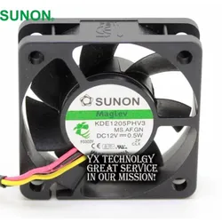 Ventilador SUNON KDE1205PHV3 5015 12V Silencioso Maglev