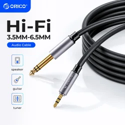 ORICO Adaptador Jack 3.5 a 6.35 mm HiFi Estéreo Profesional