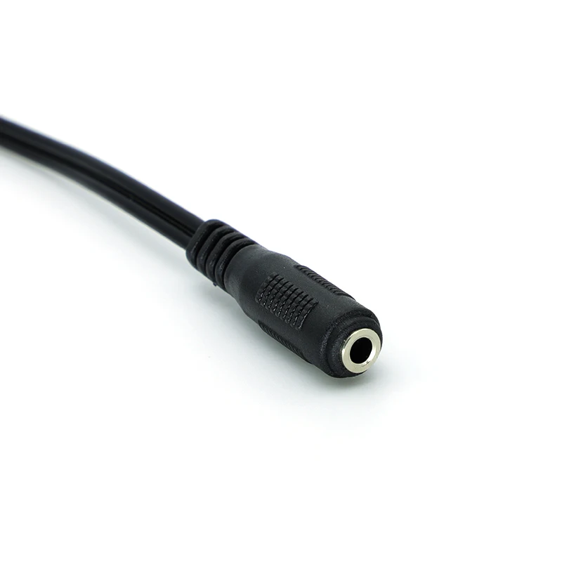 Conector de enchufe auxiliar de Audio 3,5 a a auriculares, Cable de música, conector hembra RCA de 3,5mm, Cable estéreo, enchufe Y, adaptador 2 macho de 0,3 M - imagen 4