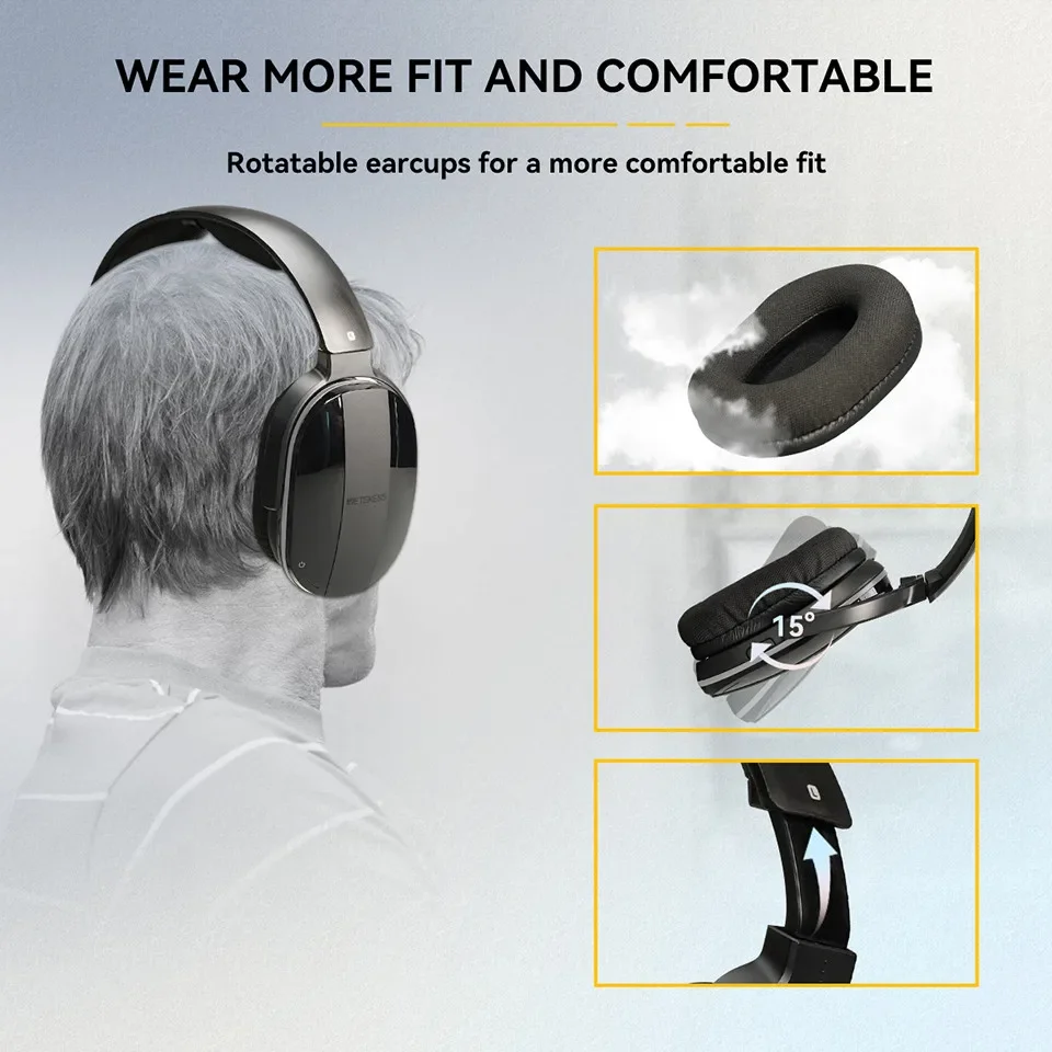 Auriculares inalámbricos con Bluetooth para teléfono móvil, auriculares con Base multifunción, función de ahorro recargable, ordenador y TV - imagen 5