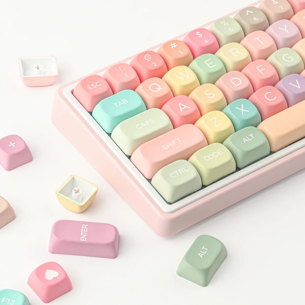 Juego de teclas GMK Candy, 126 teclas, Material PBT, perfil MOA para teclado mecánico CHERRY MX Switch 61/64/68/75/84/87/96/98/104