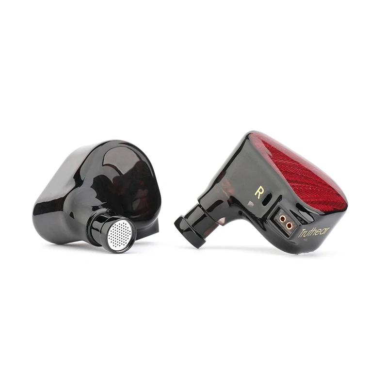 TRUTHEAR x Crinacle ZERO: Auricular ROJO Controladores dinámicos duales Auriculares intrauditivos con cable de 0,78 y 2 pines - imagen 2