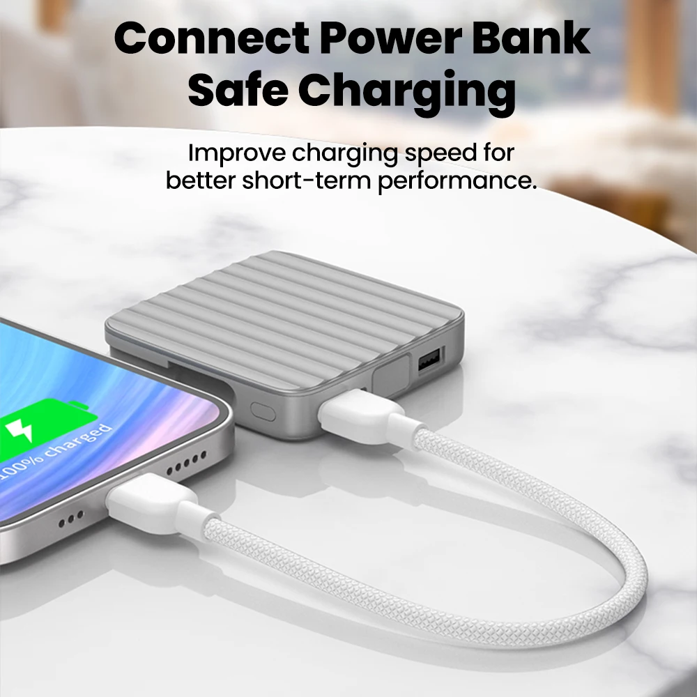 Cable USB C a USB tipo C de 60W USBC PD Cable cargador de carga rápida para iPhone 15 16 Samsung Xiaomi Huawei USB-C a ios Cable - imagen 3