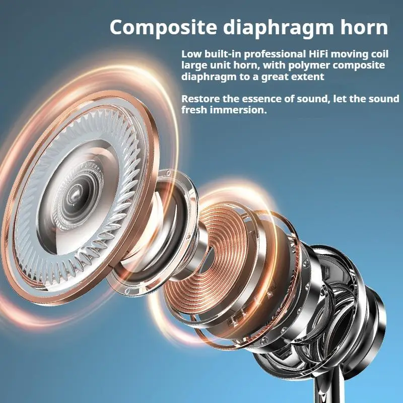 Nuevos auriculares Bluetooth de larga resistencia, auriculares con sonido envolvente, auriculares inalámbricos LED, auriculares deportivos para juegos con banda para el cuello, auriculares impermeables - imagen 3