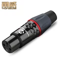 Black XLR F red