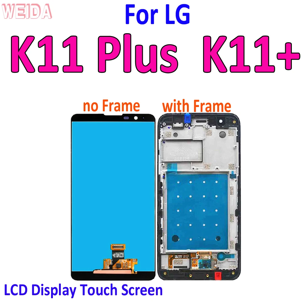 Pantalla LCD AAA + para LG K11 Plus, K11 + K11a, LM-X410S, LMX410, LMX410FC, LMX410YC, LMX410EO, montaje de digitalizador con pantalla táctil