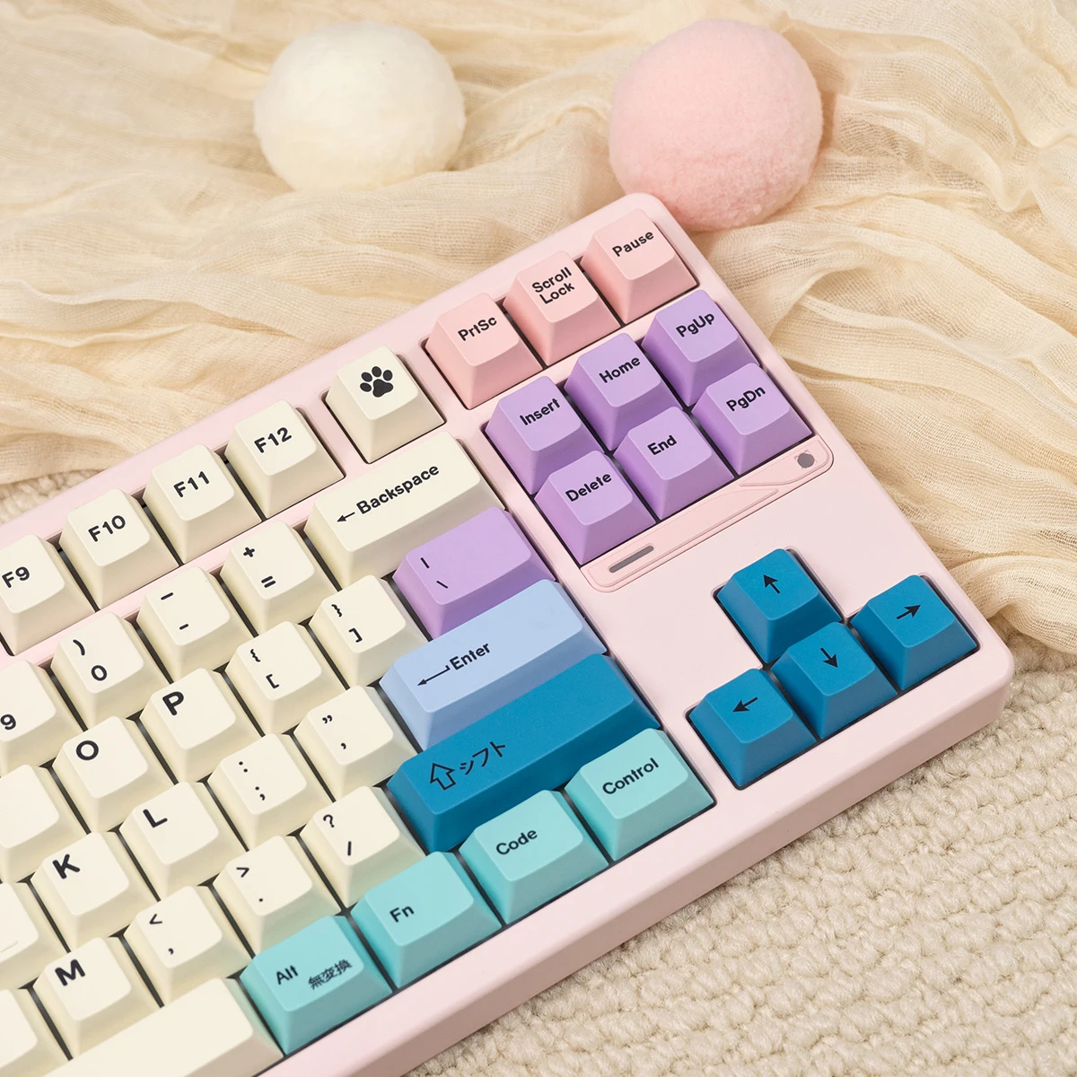 Teclas Fairy R2 de 143 teclas, teclas Cherry Profile Dye-Sub PBT, juego grande para teclado mecánico Mx Cherry Switch, tecla de entrada ISO - imagen 3