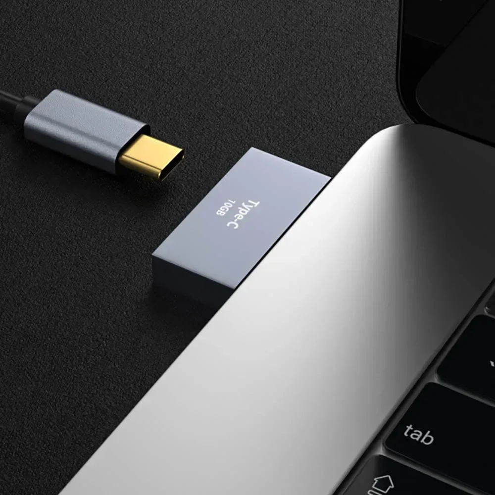 USB C macho \ doble a doble USB C \ tipo C hembra divisor adaptador conector de extensión para USB C PD cargador Powerbank portátil - imagen 3