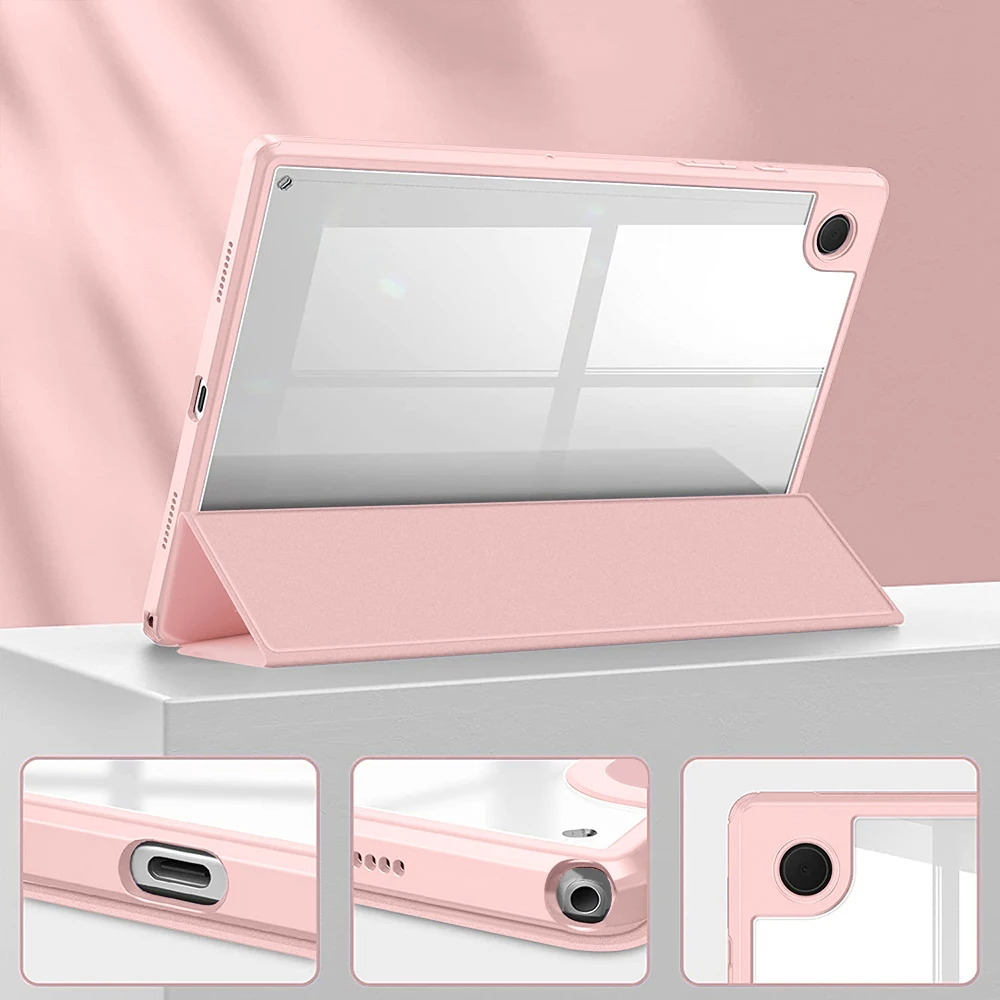 Funda para Samsung Galaxy Tab A9 Plus 11 "funda protectora con soporte triple para Tab A9 + 11 pulgadas SM-X210 X216B X218U - imagen 5