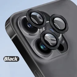 Protector de cámara metálico para iPhone 15/16 Pro Max y Plus