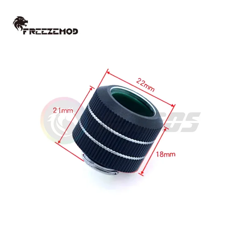 FREEZEMOD-accesorio de tubo duro antiapagado de refrigeración por agua para tubería de Metal acrílico PETG OD14mm, fuerza de tracción de 20KG para apretar a mano, HYGKN-B14 - imagen 2
