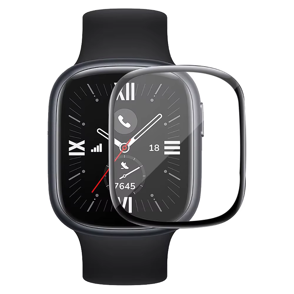 Película protectora de borde curvo 3D para Honor Watch 4 Película protectora de pantalla completa