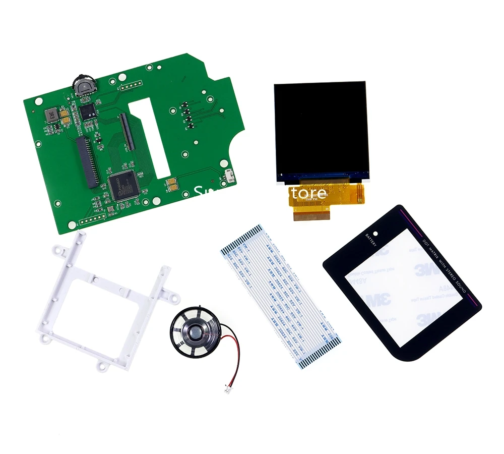 Kit de modificación de pantalla lcd para Nintendo Gameboy GB DMG GBO, alta luminosidad, IPS, 2,6 pulgadas, 1 Juego para GB v3.0 - imagen 4